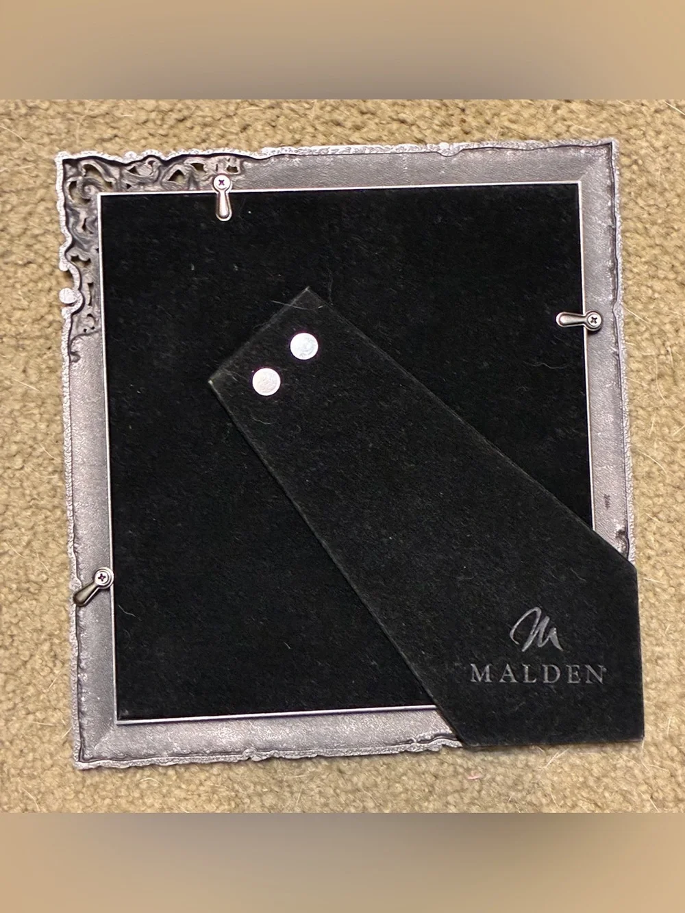 Malden International Designs Ornate Silver 5-Opening Photo Frame Size 7.5x8”